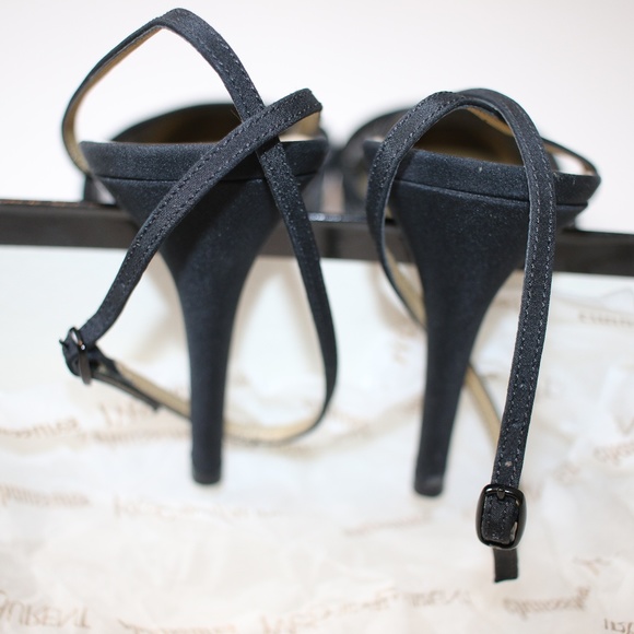 Yves Saint Laurent Sparkly Mesh Pointed Toe Heels - Picture 5 of 8